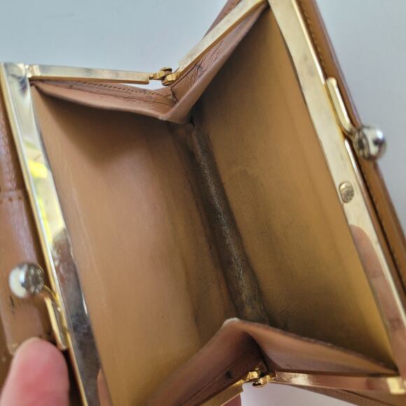 Celine Vintage Bifold Leather Brown Wallet Medium Folding Card Bill Holder - Picture 7 of 12